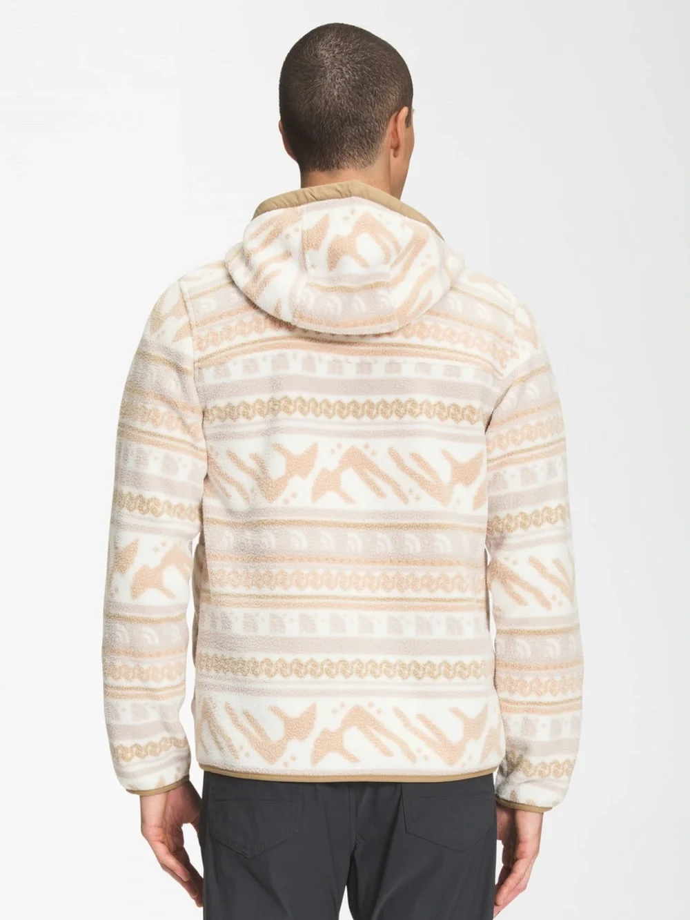 The North Face Men's Campshire Gardenia Fleece Half Snap Pullover Hood XL